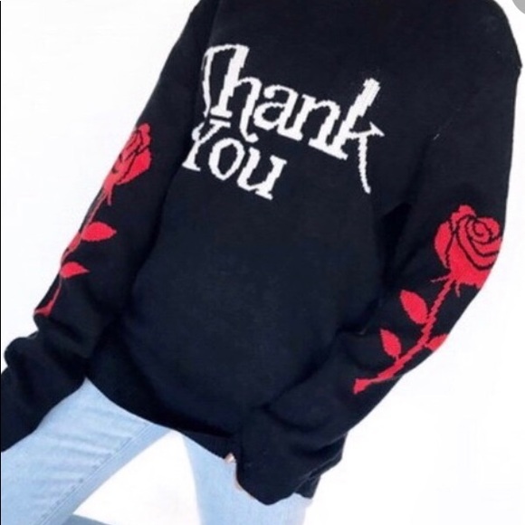 Urban Outfitters Thank You sweater (NWOT) - Picture 3 of 5